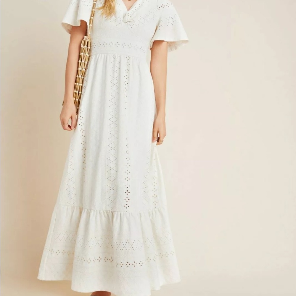 Anthropologie Maeve Rochelle Maxi Dress Small
